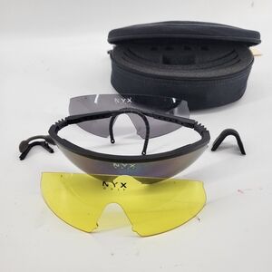 NYX Golf Sunglasses with Black and Yellow Lenses